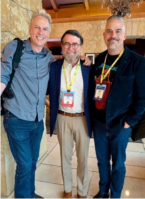 Adam Curry, Rob Kirkpatrick (Focus on the Family), Matt Kellogg (Live365) at Podcast Movement25